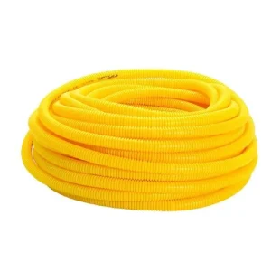 Conduite Corrugado Amarelo 1'' x 32mm x 25m - AMANCO