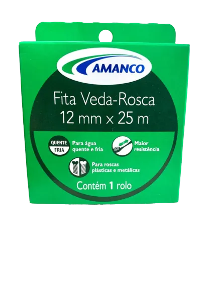 Fita Veda Rosca 12mm x 25m - AMANCO