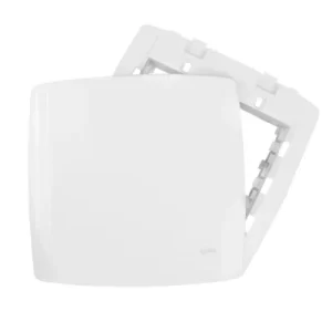 Placa 4x4 Cega Suporte Slim Branco - ILUMI