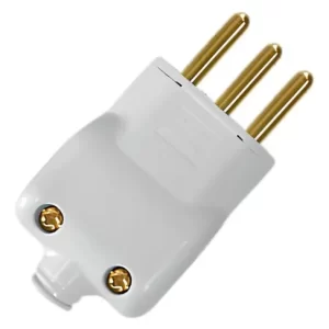 Pino Macho 3P Prensa Cabo 20A Branco – ILUMI