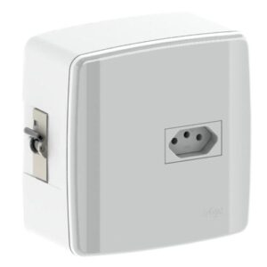 Caixa de Sobrepor Ar-Condicionado com Tomada 20A + Disjuntor Branco – ILUMI