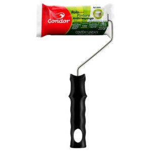 Rolo Lã Antirrespingo 9cm com Cabo - PINCÉIS CONDOR
