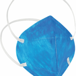 Máscara Dobrável PFF2 Sem Válvula Azul – DELTAPLUS