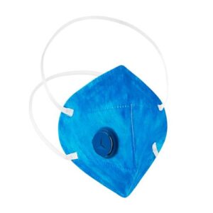 Máscara Dobrável PFF2 Com Válvula Azul – DELTAPLUS