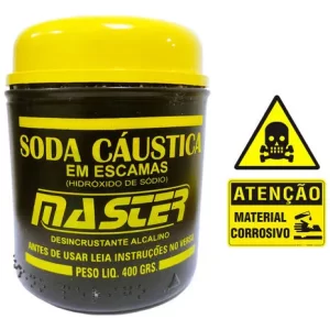 Soda Cáustica 400gr - MASTER QUÍMICA